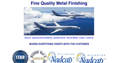 Desktop Screenshot of finequalitymetalfinishing.com